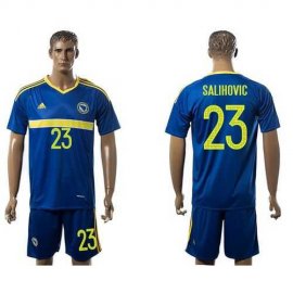 Bosnia Herzegovina #23 Salihovic Home Soccer Country Jersey