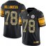 Nike Pittsburgh Steelers #78 Alejandro Villanueva Black/Camo Mens Stitched NFL Limited Rush Jersey