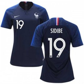 Womens France #19 Sidibe Home Soccer Country Jersey