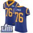 Nike Los Angeles Rams #76 Orlando Pace Royal Blue Alternate Super Bowl LIII Bound Mens Stitched NFL Vapor Untouchable Elite Jersey