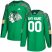 Mens Adidas Chicago Blackhawks Personalized Green St. Patricks Day Custom Practice NHL Jersey