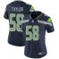 Nike Seattle Seahawks #58 Darrell Taylor Steel Blue Team Color Womens Stitched NFL Vapor Untouchable Limited Jersey