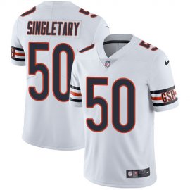 Nike Chicago Bears #50 Mike Singletary White Mens Stitched NFL Vapor Untouchable Limited Jersey
