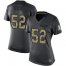 Nike Chicago Bears #52 Khalil Mack Black Womens Stitched NFL Limited 2016 Salute to Service Jersey