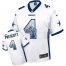 Nike Dallas Cowboys #4 Dak Prescott White Mens Stitched NFL Elite Drift Fashion Jersey