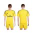 Real Madrid Blank Yellow Goalkeeper Soccer Club Jersey