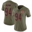 Nike Chicago Bears #94 Robert Quinn Olive Womens Stitched NFL Limited 2017 Salute To Service Jersey