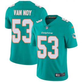 Nike Miami Dolphins #53 Kyle Van Noy Aqua Green Team Color Mens Stitched NFL Vapor Untouchable Limited Jersey
