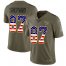 Nike New York Giants #87 Sterling Shepard Olive/USA Flag Youth Stitched NFL Limited 2017 Salute to Service Jersey
