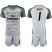 Real Madrid #1 Navas Grey Goalkeeper Soccer Club Jersey