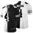 Houston Texans #4 Deshaun Watson Mens Black V White Peace Split Nike Vapor Untouchable Limited NFL Jersey