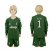 Juventus #1 Buffon Green Goalkeeper Long Sleeves Kid Soccer Club Jersey