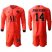 Paris Saint-Germain #14 Juan Bernat Red Jordan Long Sleeves Soccer Club Jersey