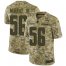 Nike Los Angeles Chargers #56 Kenneth Murray Jr Camo Mens Stitched NFL Limited 2018 Salute To Service Jersey
