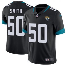 Nike Jacksonville Jaguars #50 Telvin Smith Black Team Color Mens Stitched NFL Vapor Untouchable Limited Jersey