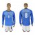 Italy #8 Gagliardini Blue Home Long Sleeves Soccer Country Jersey