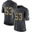 Nike New England Patriots #53 Josh Uche Black Mens Stitched NFL Limited 2016 Salute to Service Jersey