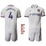 Chelsea #4 Fabregas Away Kid Soccer Club Jersey