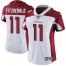 Nike Arizona Cardinals #11 Larry Fitzgerald White Womens Stitched NFL Vapor Untouchable Limited Jersey