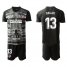 Atletico Madrid #13 Oblak Black Goalkeeper Soccer Club Jersey