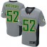 Nike Green Bay Packers #52 Clay Matthews Grey Shadow Youth Stitched NFL Elite Jersey