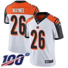 Nike Cincinnati Bengals #26 Trae Waynes White Mens Stitched NFL 100th Season Vapor Untouchable Limited Jersey