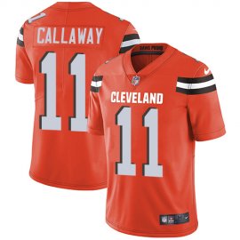 Nike Cleveland Browns #11 Antonio Callaway Orange Alternate Mens Stitched NFL Vapor Untouchable Limited Jersey