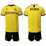 Dortmund Blank Home Soccer Club Jersey