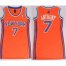 Women New York Knicks 7 Carmelo Anthony Orange Stitched NBA Jersey Dress