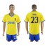 Juventus #23 Vidal Away Soccer Club Jersey