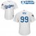 Los Angeles Dodgers #99 Hyun-Jin Ryu White Cool Base 2018 World Series Stitched Youth MLB Jersey