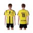 Dortmund #19 Grobkreutz Home Soccer Club Jersey
