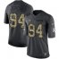Nike New Orleans Saints #94 Cameron Jordan Black Mens Stitched NFL Limited 2016 Salute To Service Jersey