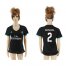 Womens Real Madrid #2 Carvajal Away Soccer Club Jersey