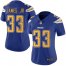 Nike Los Angeles Chargers #33 Derwin James Jr Electric Blue Womens Stitched NFL Limited Rush Jersey