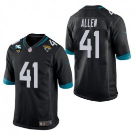 Nike Jacksonville Jaguars #41 Josh Allen Black 25th Anniversary Vapor Limited Stitched NFL 100th Season Jersey