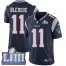 Nike New England Patriots #11 Drew Bledsoe Navy Blue Team Color Super Bowl LIII Bound Mens Stitched NFL Vapor Untouchable Limited Jersey