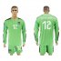 Italy #12 Donna Rumma Green Long Sleeves Goalkeeper Soccer Country Jersey