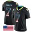 Nike Jacksonville Jaguars #7 Nick Foles Black Mens Stitched NFL Limited Rush USA Flag Jersey