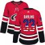 Adidas Carolina Hurricanes #33 Scott Darling Red Home Authentic USA Flag Womens Stitched NHL Jersey
