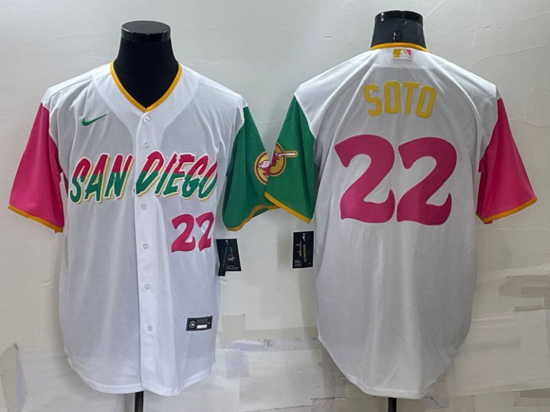 Padres 22 Juan Soto White Nike 2022 City Connect Cool Base Jerseys Padres 22 Juan Soto White Nike 2022 City Connect Cool Base Jerseys