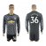 Manchester United #36 Darmian Black Long Sleeves Soccer Club Jersey
