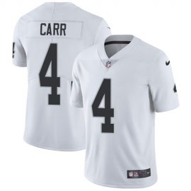 Nike Las Vegas Raiders #4 Derek Carr White Mens Stitched NFL Vapor Untouchable Limited Jersey