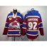 Colorado Avalanche #92 Gabriel Landeskog Red Sawyer Hooded Sweatshirt Stitched NHL Jersey