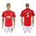 Manchester United #5 Marcos Rojo Red Home Soccer Club Jersey
