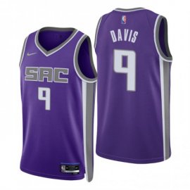 Nike Sacramento Kings #9 Terence Davis Purple Mens 2021-22 NBA 75th Anniversary Diamond Swingman Jersey – Icon Edition Mens