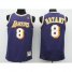 Los Angeles Lakers 8 Bryant Purple Swingman Jerseys Cheap