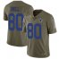 Nike Dallas Cowboys #80 Blake Bell Olive Mens Stitched NFL Limited 2017 Salute To Service Jersey