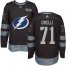 Adidas Tampa Bay Lightning #71 Anthony Cirelli Black 1917-2017 100th Anniversary Stitched NHL Jersey