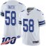 Nike Dallas Cowboys #58 Aldon Smith White Mens Stitched NFL 100th Season Vapor Untouchable Limited Jersey